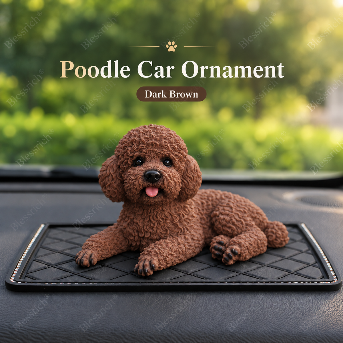 Dcoration de voiture Caniche La touche la plus mignonne pour votre tableau de bord