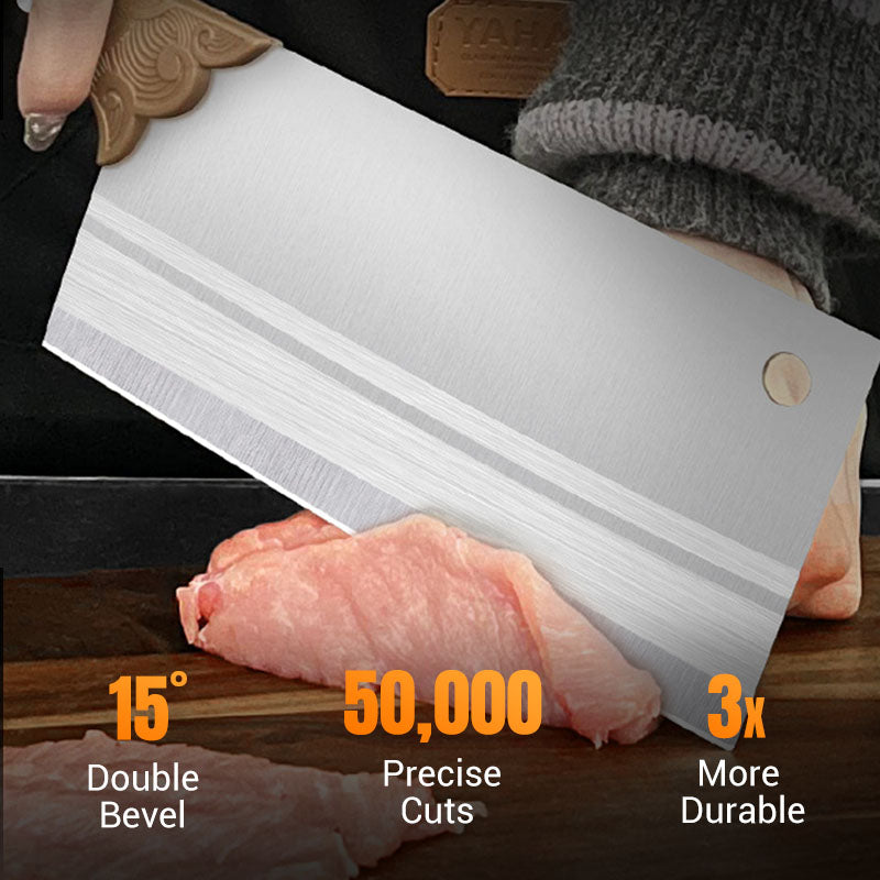 Couteau de cuisine forg, tranchant et durable