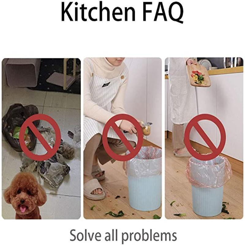 Obtenez 5 rouleaux de sacs poubelle gratuitement Poubelle pliable pour armoires de cuisine