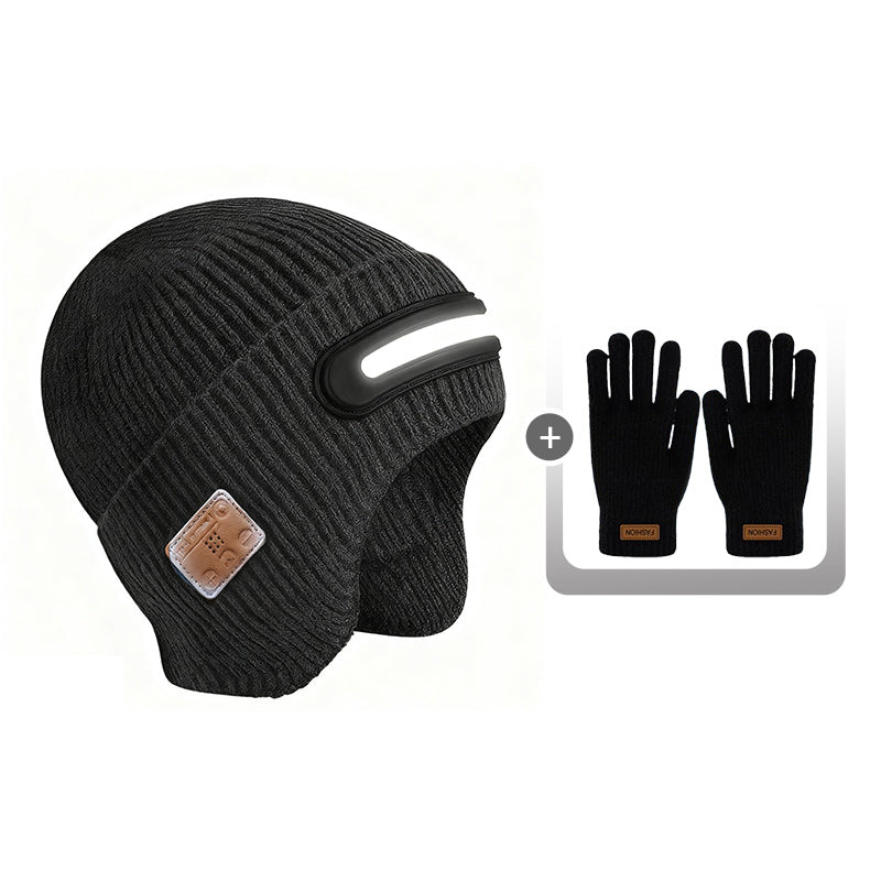 De No?l Bonnet Bluetooth rechargeable avec lampe intgre