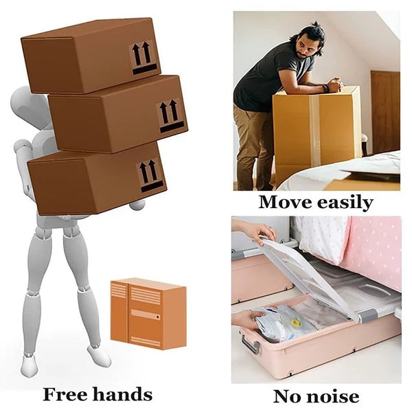 Rendre les meubles intressants Roues adhsives universelles en acier inoxydable
