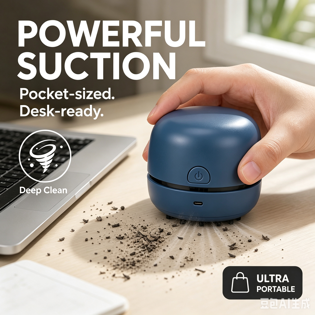 Mini-aspirateur portable pour bureau