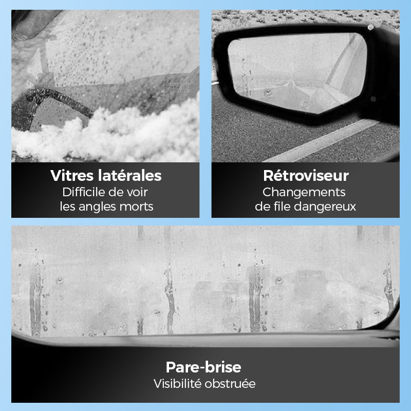 Lingette Revtement Anti-Bue Micromolculaire Garde Votre Pare-brise Clair et Sans Bue