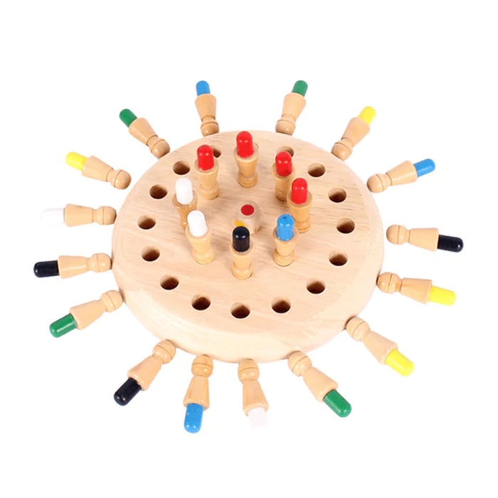 Geschenke für Kinder Holzschachspiel Memory Match Stick