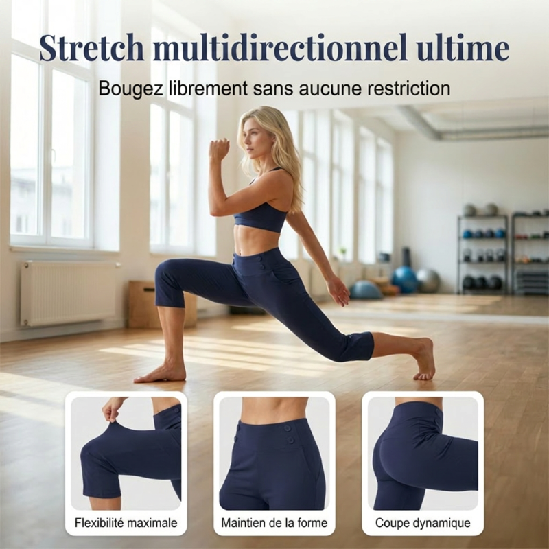 Pantalon de yoga lgant amincissant