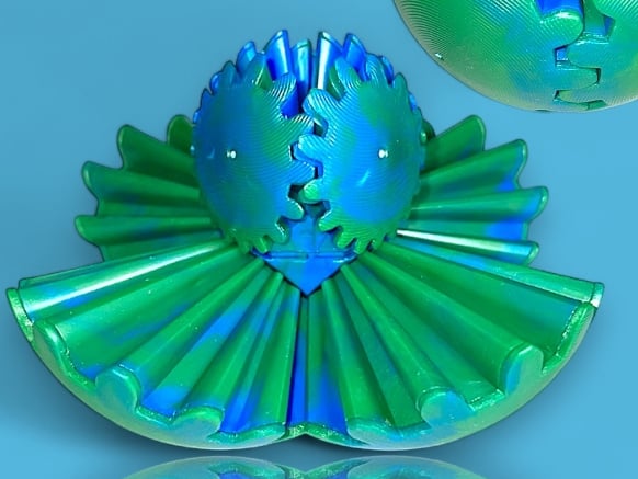 3D GearSphere – Das rotierende Steampunk-Wunder-Fidget