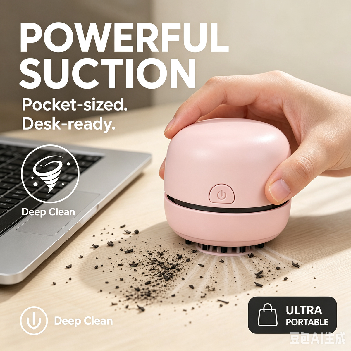 Mini-aspirateur portable pour bureau