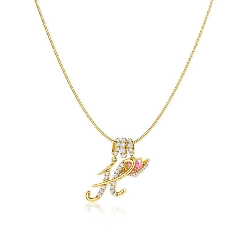 DE RDUCTION Colliers pendentifs 3 rangs avec initiales A-Z | Personnaliss et lgants
