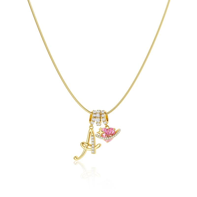 DE RDUCTION Colliers pendentifs 3 rangs avec initiales A-Z | Personnaliss et lgants