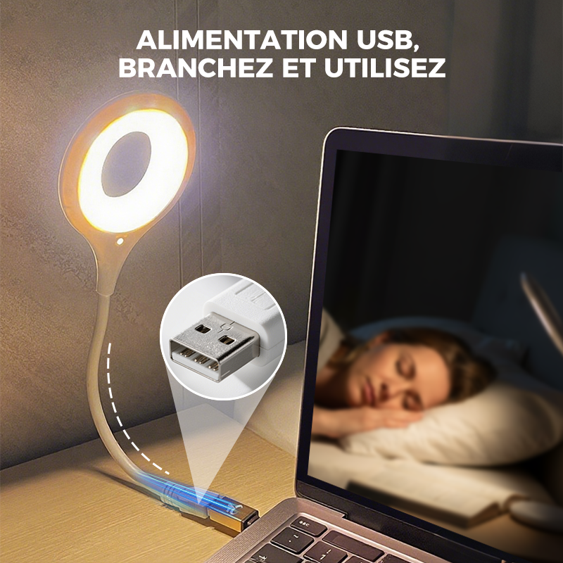 Lampe LED USB commande vocale haute technologie