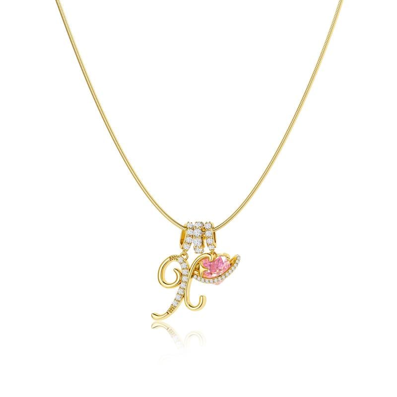 DE RDUCTION Colliers pendentifs 3 rangs avec initiales A-Z | Personnaliss et lgants