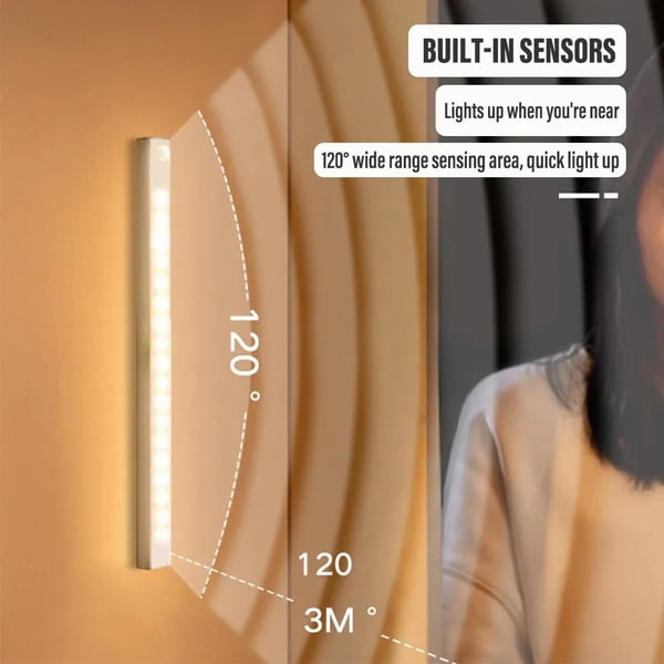 Sonderangebot 50 % Rabatt magnetische wiederaufladbare LED-Lampen mit intelligentem Sensor ohne Bohren