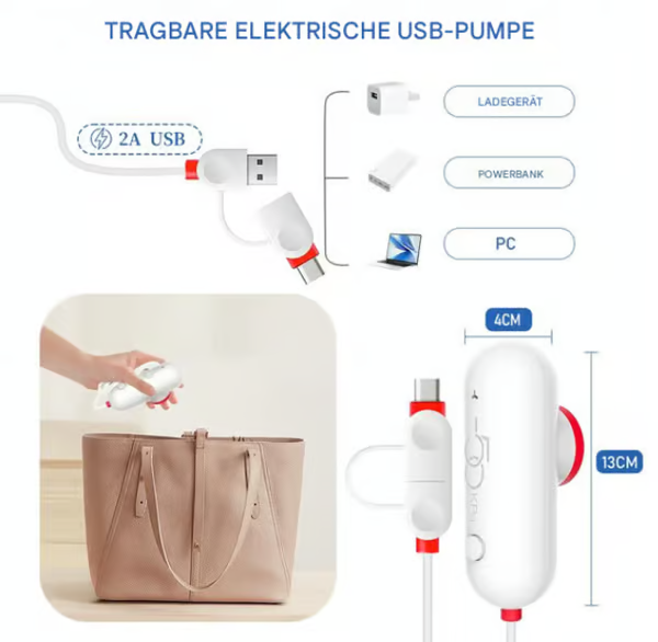 DE RDUCTION OFFRE EXCEPTIONNELLE Lot de 6 sacs de compression pour aspirateur lectrique USB Rangement peu encombrant, fermeture hermtique, rutilisables et durables