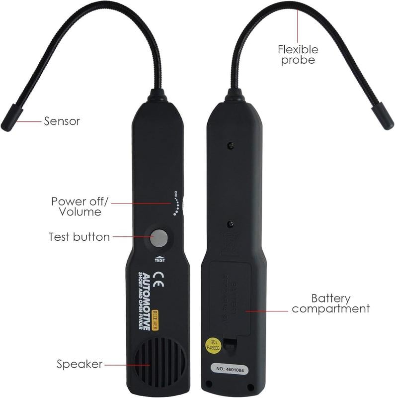 Localisateur de circuits pour vhicules Diagnostic rapide, utilisation simple et alerte par LED