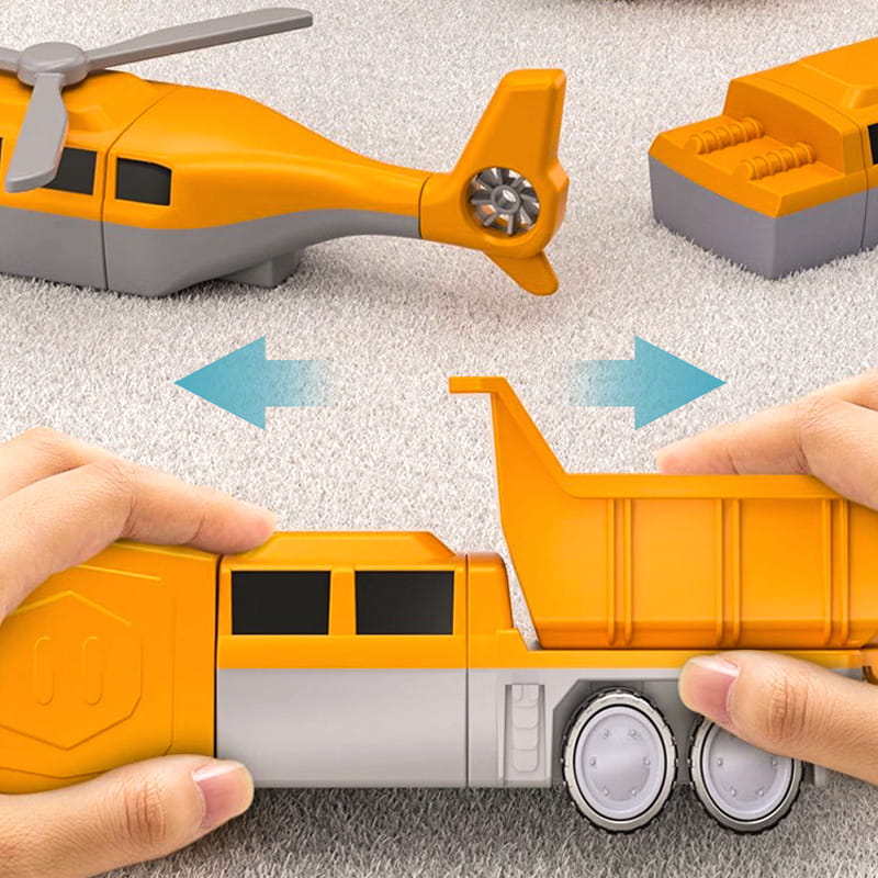 Vente chaude 50% de rduction Transformation magntique ingnierie automobile assemblage jouets