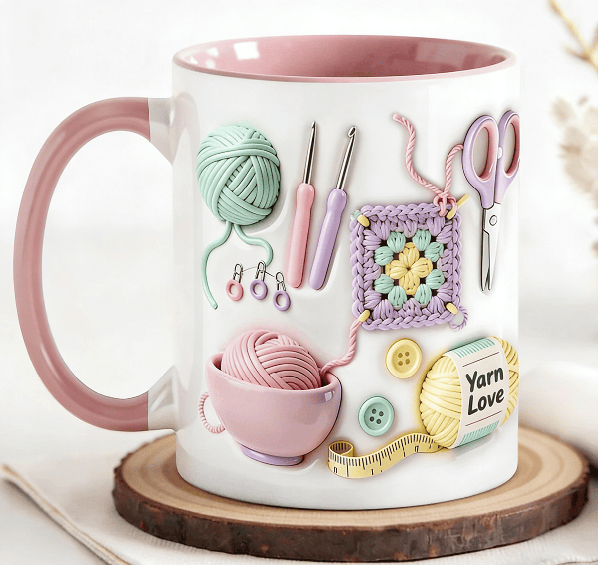 Mugs—the ideal gift for craft enthusiasts and creative individuals.