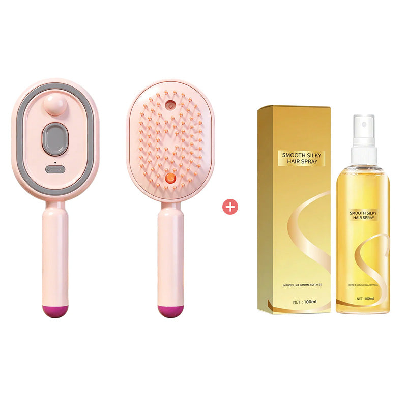 DE RDUCTION Brosse lectrique Cheveux Spray Hydratant, Massage & Lissant Instantan