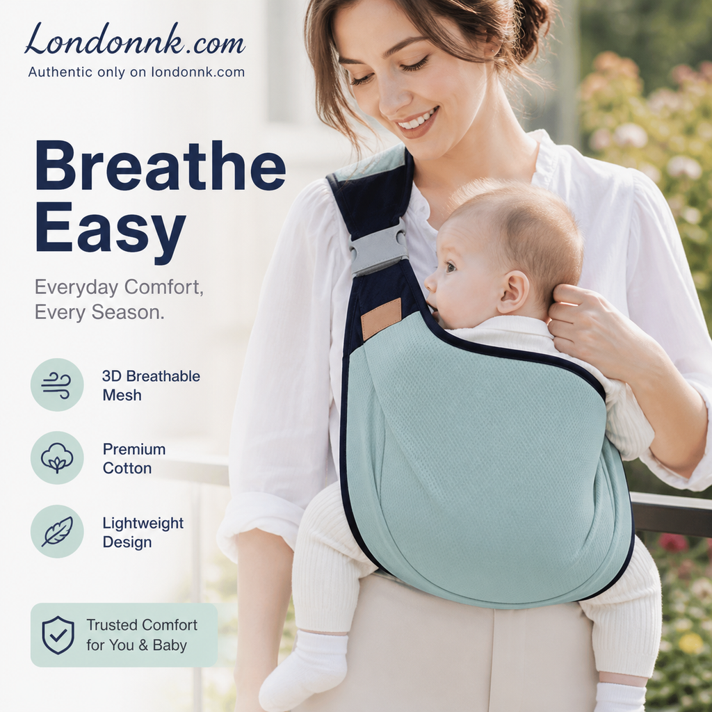 Porte-bb respirant 4 en 1 0 36 mois, face soi ou face au monde, devant ou derrire Confort et mains libres pour les parents et bb
