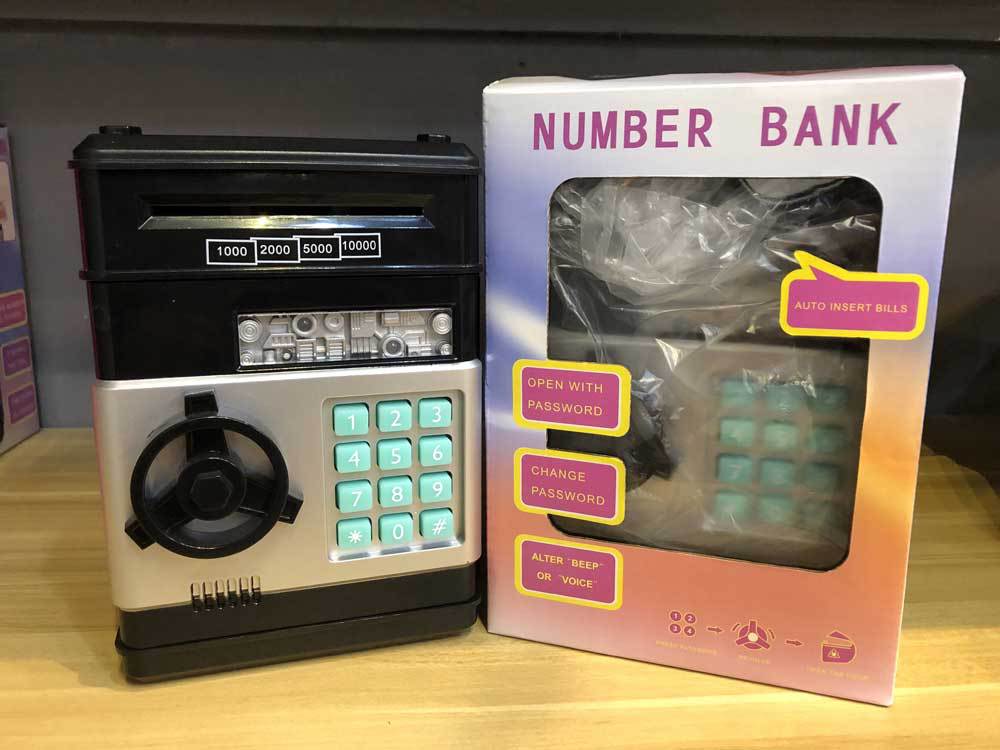 Mini-Geldautomat mit elektronischem PIN-Code für automatische Ein- und Auszahlungen