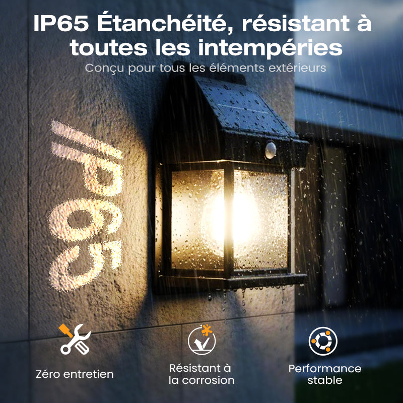2025 Nouvelle lampe murale solaire pour l'extrieur