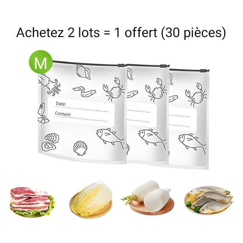 Sacs de Conservation High-Tech en Aluminium Gardez vos aliments frais plus longtemps