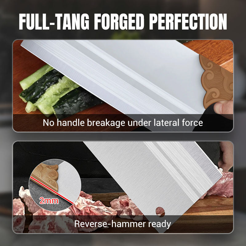 Couteau de cuisine forg, tranchant et durable