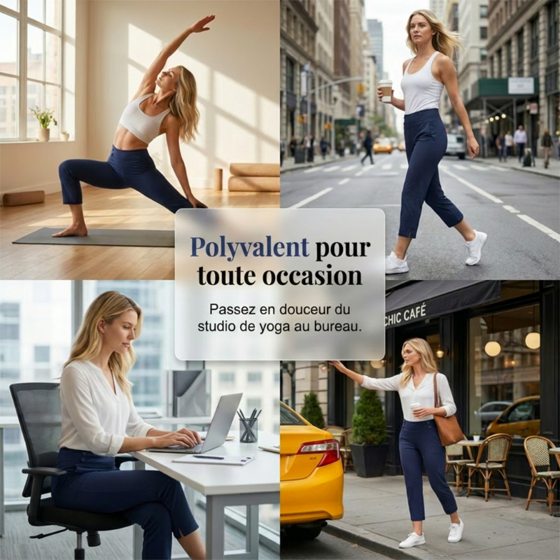 Pantalon de yoga lgant amincissant