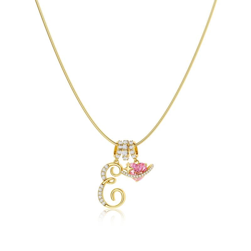 DE RDUCTION Colliers pendentifs 3 rangs avec initiales A-Z | Personnaliss et lgants