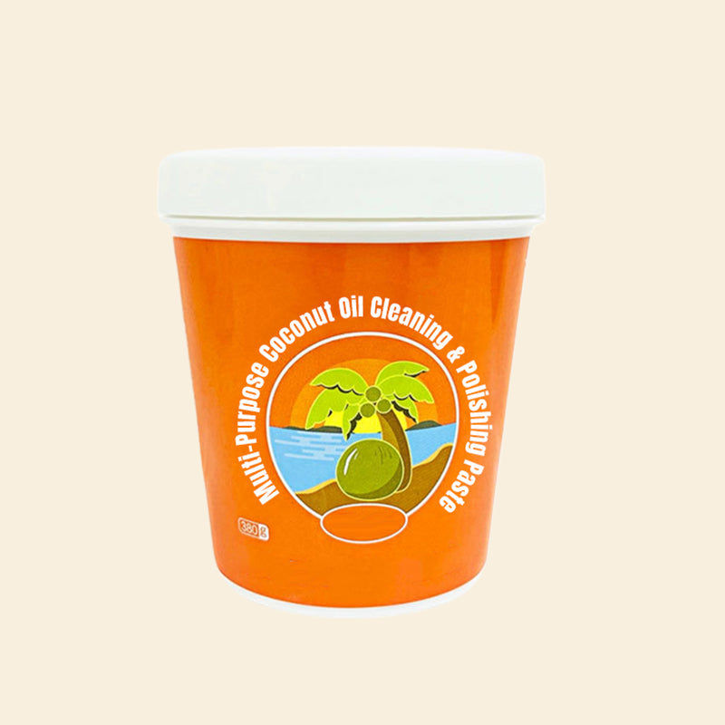 Pate de nettoyage & de polissage multi-usages l'huile de coco