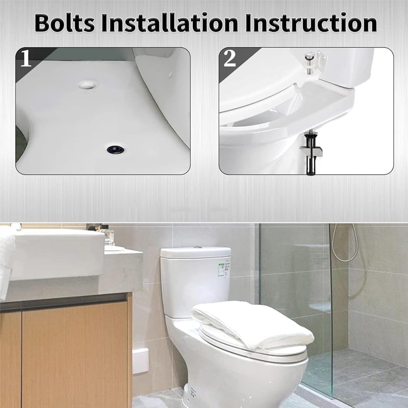 1 ACHET, 1 OFFERT Vis de fixation pour sige de toilettes usage intensif