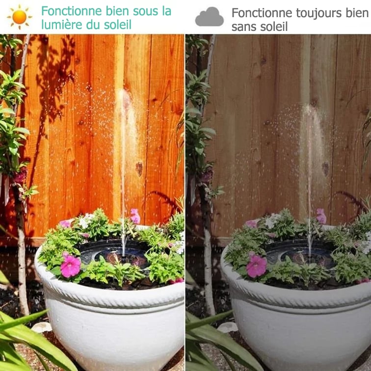 Promotion exceptionnelle -50% Fontaines solaires pour oiseaux