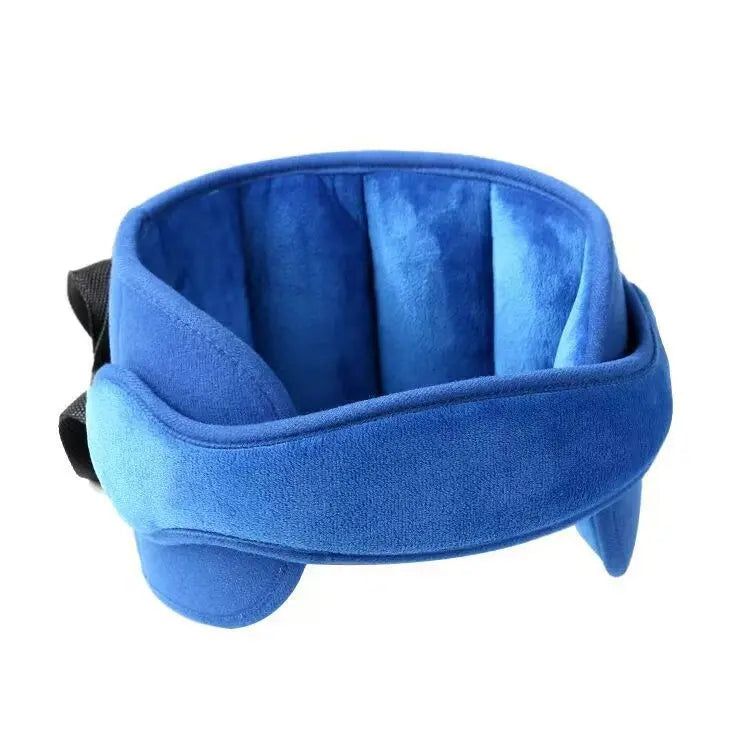 Sangle d'appui-tte pour sige auto enfant, bande de soutien souple et moelleuse pour la sieste, rglable, avec coussins latraux rembourrs