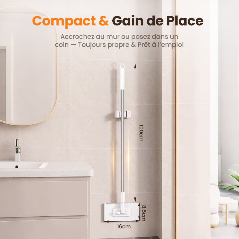 DE RDUCTION Balai poussire jetable avec 4 housses rutilisables