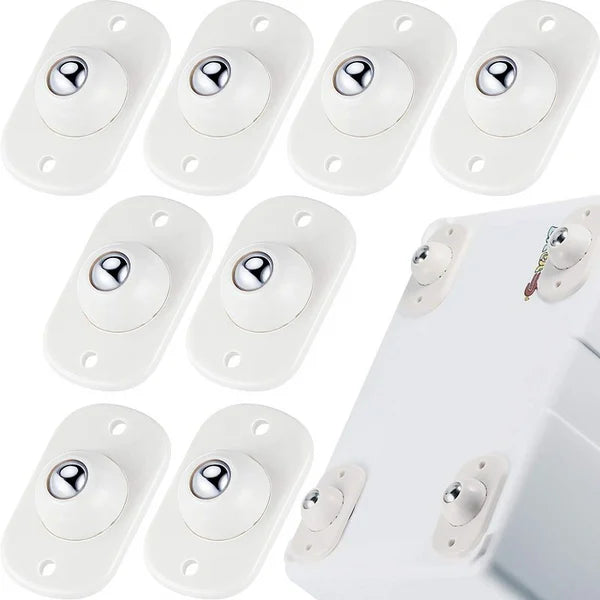 Rendre les meubles intressants Roues adhsives universelles en acier inoxydable