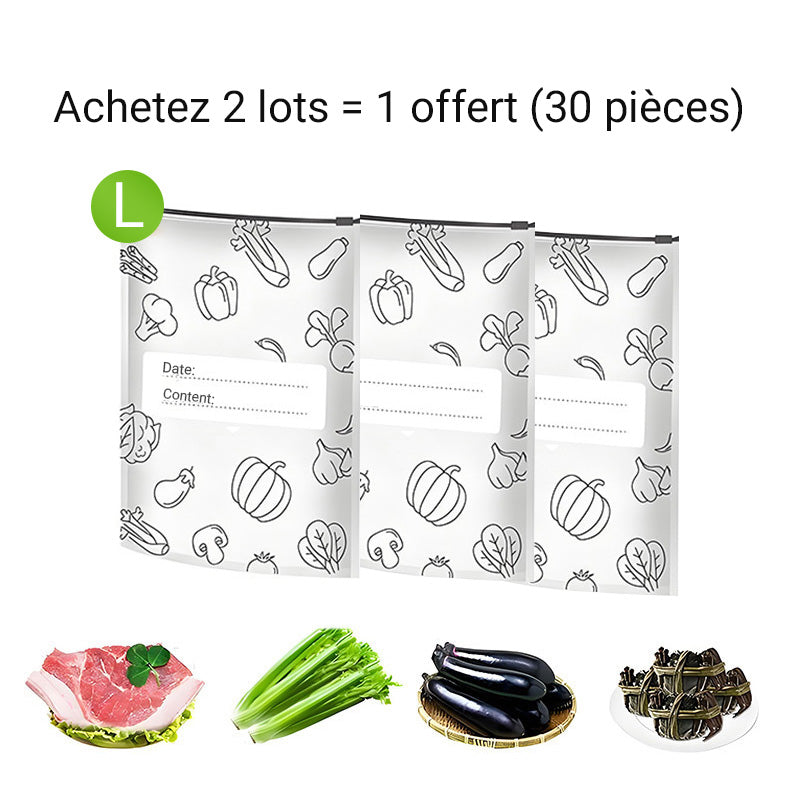 Sacs de Conservation High-Tech en Aluminium Gardez vos aliments frais plus longtemps