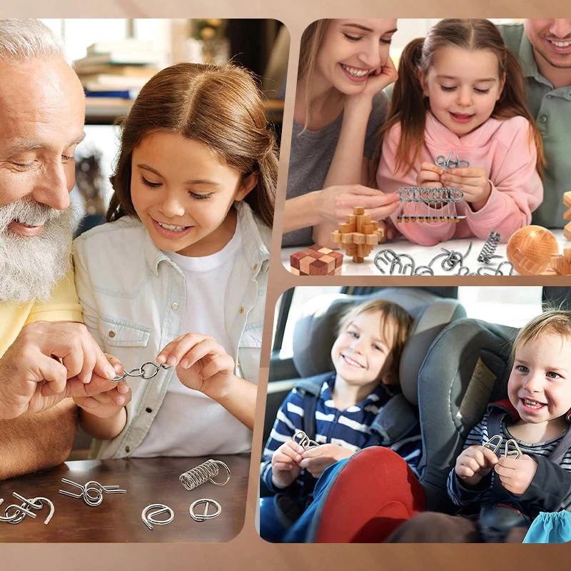 Zeitlich begrenztes Angebot: 50 % RABATT auf das Montessori-Metallpuzzle zum Lösen