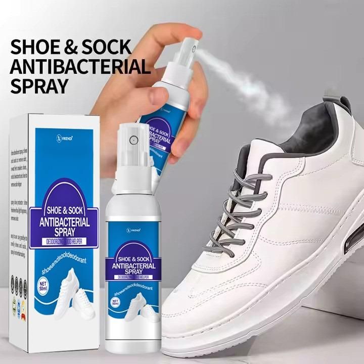 Spray Dodorant Naturel Antibactrien pour Chaussures & Chaussettes