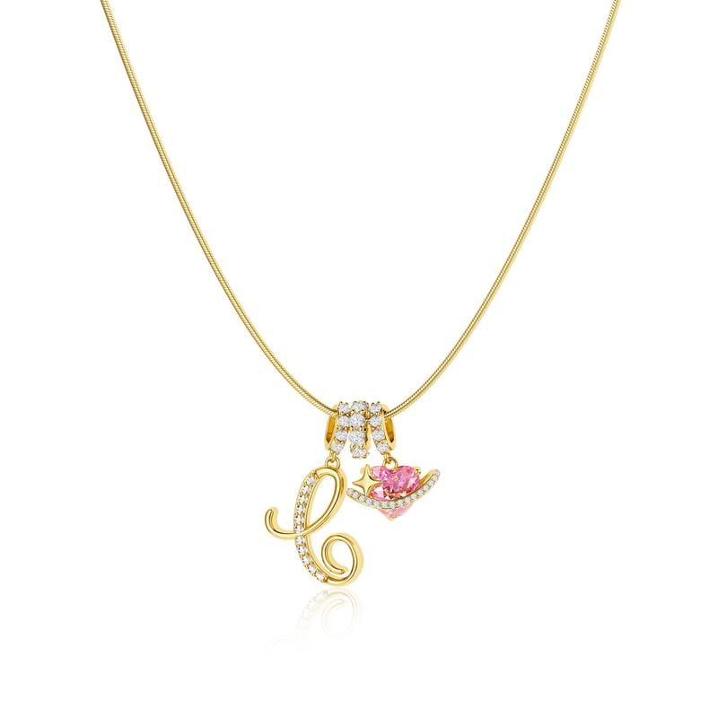 DE RDUCTION Colliers pendentifs 3 rangs avec initiales A-Z | Personnaliss et lgants