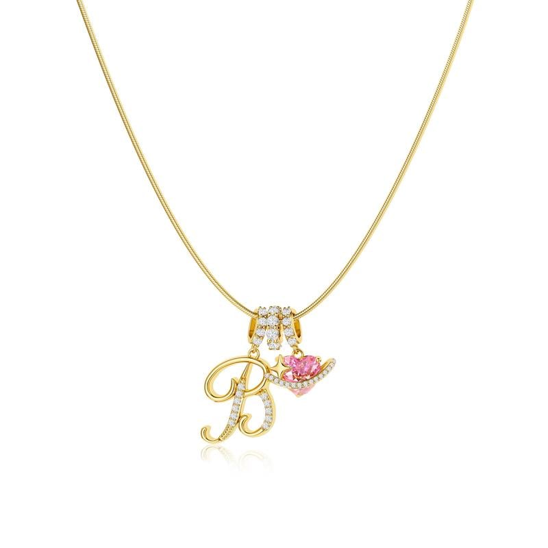 DE RDUCTION Colliers pendentifs 3 rangs avec initiales A-Z | Personnaliss et lgants