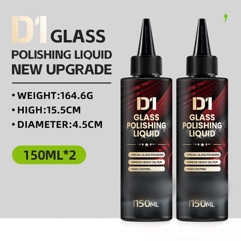 Liquide de polissage pour vitres automobiles Effacez les marques de fa?on permanente, conomisez sur les co?ts de remplacement