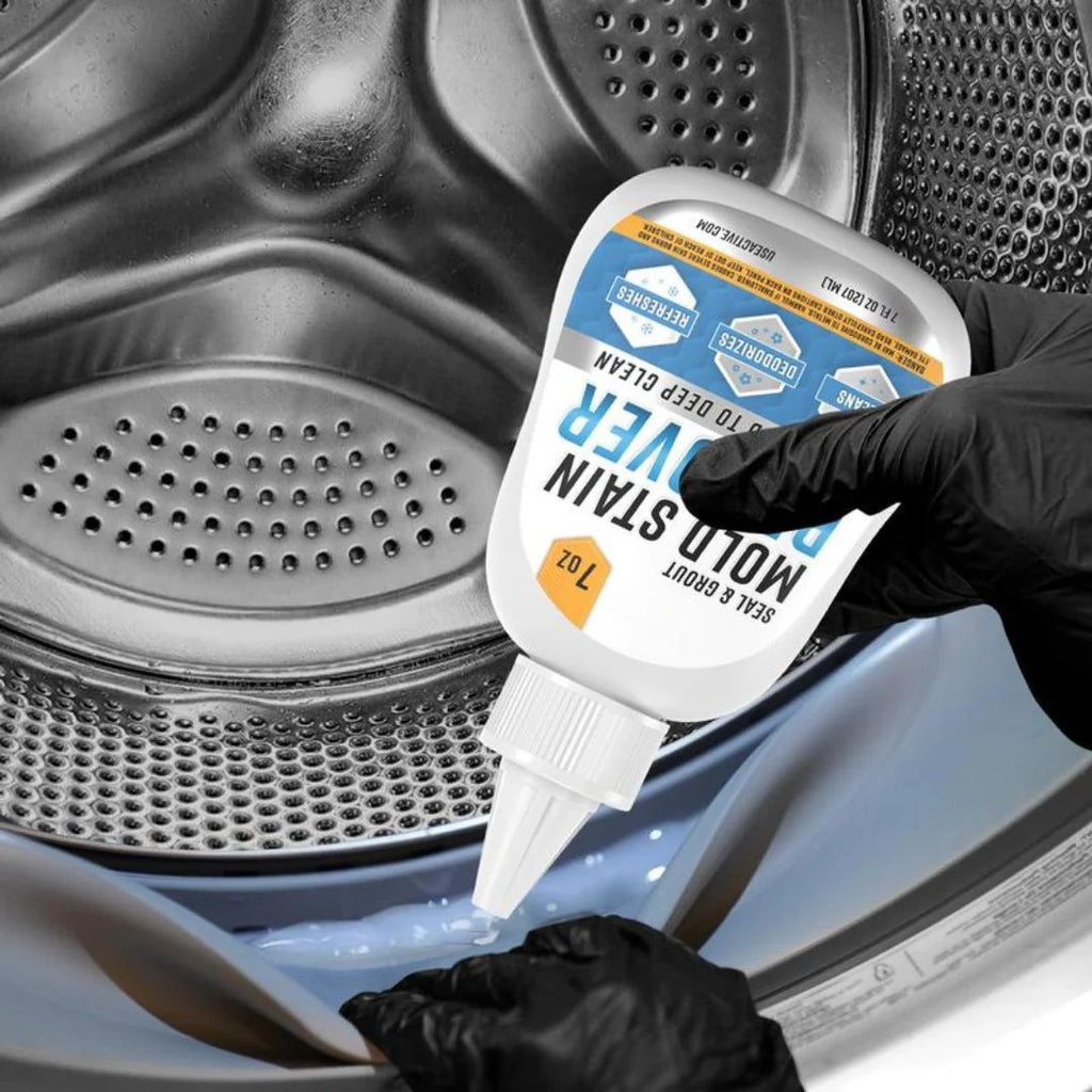 VENTE LIMITE 50 % DE RDUCTION Gel anti-moisissure avec brosse rcurer Nettoyant puissant contre les taches de moisissure pour joints de lave-linge, joints de douche, joints de carrelage et salle de bain