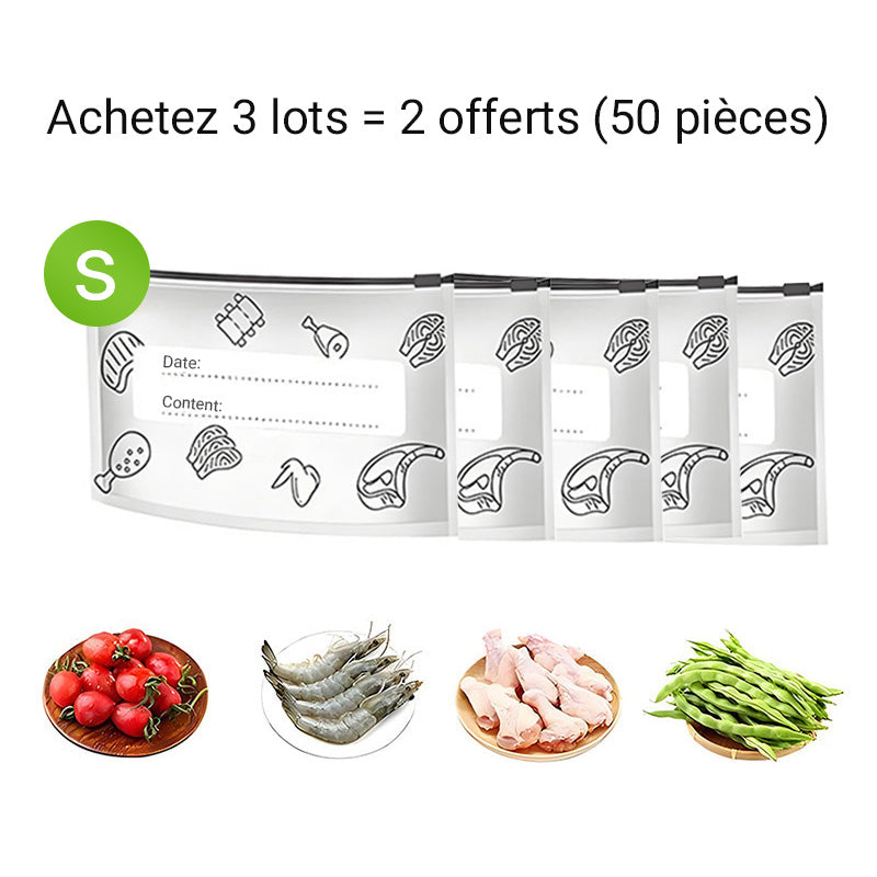 Sacs de Conservation High-Tech en Aluminium Gardez vos aliments frais plus longtemps