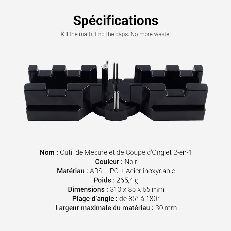 DE RDUCTION Outil 2-en-1 Mesure et Coupe - Prcision Maximale, Gain de Temps pour Bricolage et Menuiserie