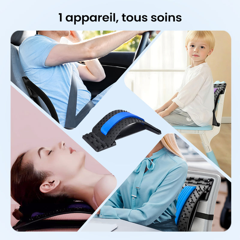 Tireur lombaire magntique avec massage dacupuncture pour soulager des douleurs dorsales