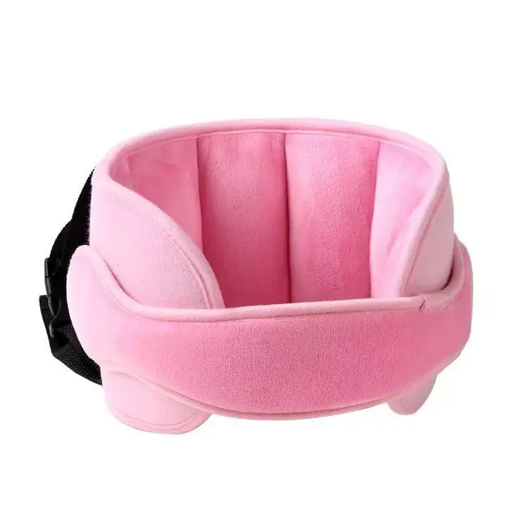 Sangle d'appui-tte pour sige auto enfant, bande de soutien souple et moelleuse pour la sieste, rglable, avec coussins latraux rembourrs