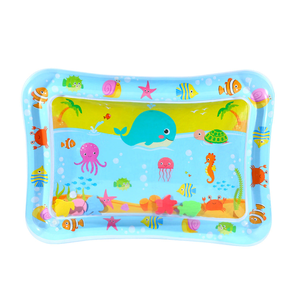 Interaktive Haustier-Wasserspielmatte mit schwimmenden Fischen + Kühlmatte für den Sommer
