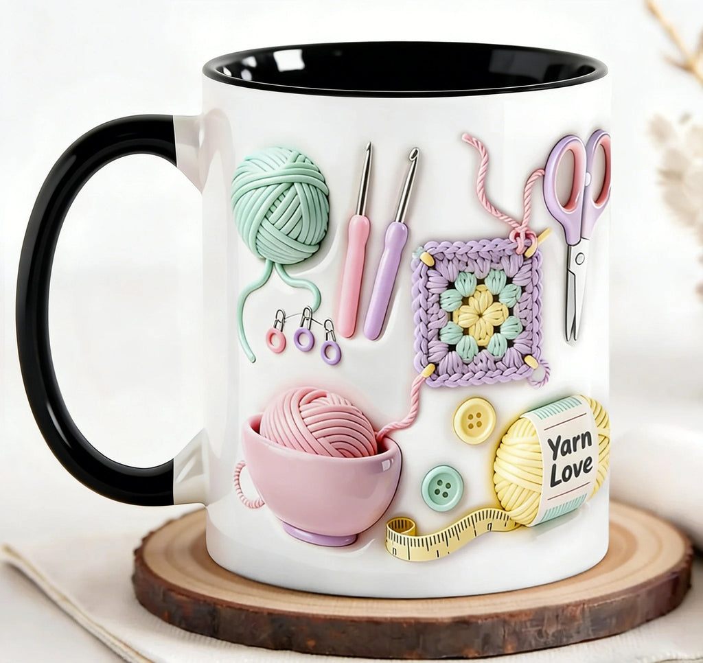 Mugs—the ideal gift for craft enthusiasts and creative individuals.
