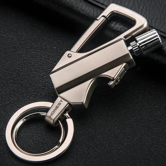 Porte-cls Briquet Silex tanche, Rechargeable & 10 000 Utilisations | Survie, Camping & Cadeau (4 Modles)