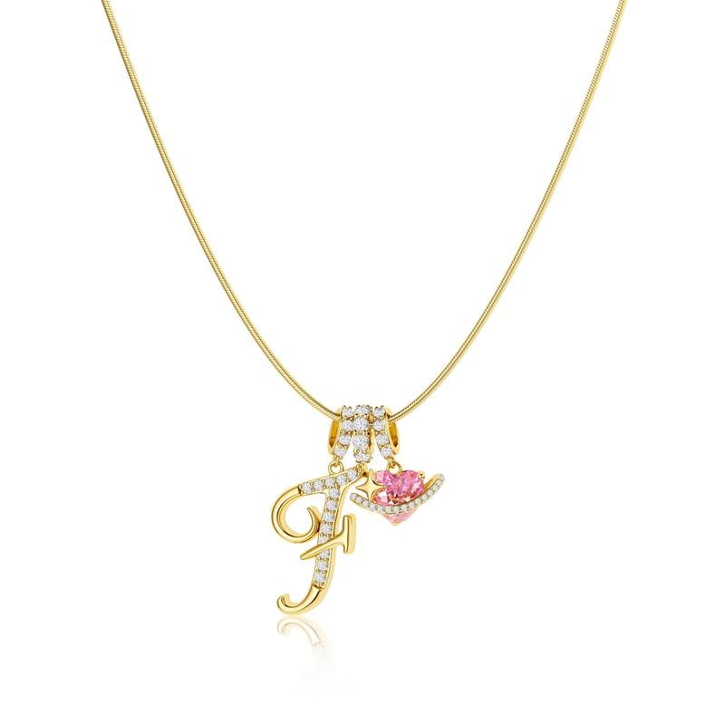 DE RDUCTION Colliers pendentifs 3 rangs avec initiales A-Z | Personnaliss et lgants