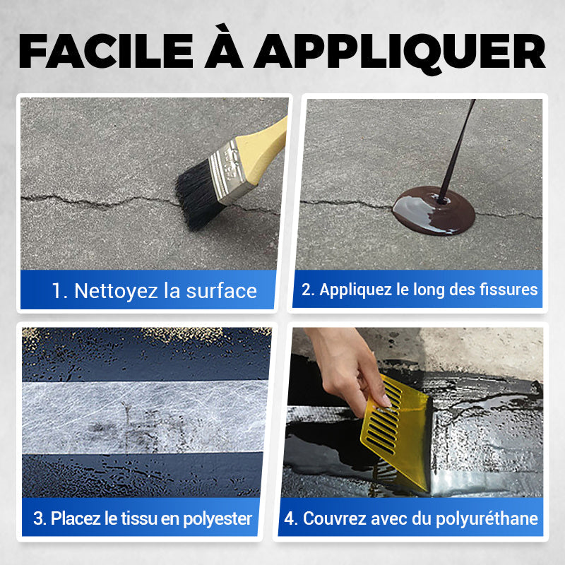 DE 50% Revtement polyurthane multifonctionnel tanche, protection durable, protge chaque centimtre de votre espace
